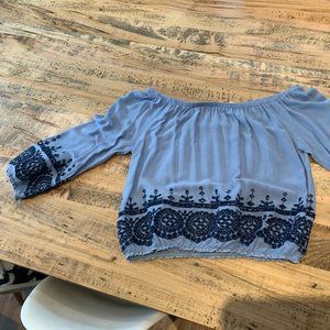 Off the shoulder ladies top